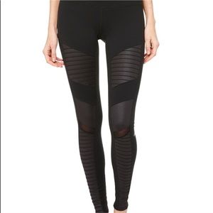 Alo yoga black high waisted moto leggings